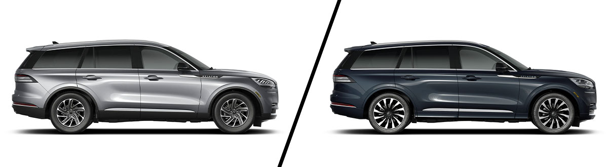 2023 Lincoln Aviator Standard vs 2023 Lincoln Aviator Grand Touring